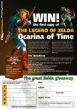 Scan of the preview of The Legend Of Zelda: Ocarina Of Time published in the magazine N64 21, page 17