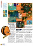 Scan of the review of Glover published in the magazine N64 21, page 5