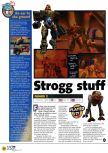 Scan of the preview of Quake II published in the magazine N64 22, page 1