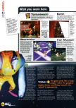 Scan of the review of Starshot: Space Circus Fever published in the magazine N64 22, page 2