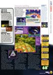 Scan of the review of Starshot: Space Circus Fever published in the magazine N64 22, page 3