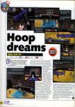 Scan of the preview of NBA Jam '99 published in the magazine N64 23, page 1