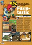 Scan of the preview of Harvest Moon 64 published in the magazine N64 27, page 1