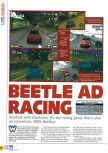 Scan of the review of Beetle Adventure Racing published in the magazine N64 27, page 1