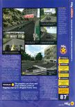 Scan of the review of Monaco Grand Prix Racing Simulation 2 published in the magazine N64 27, page 4