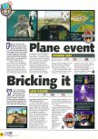 Scan of the preview of Harrier 2001 published in the magazine N64 28, page 1