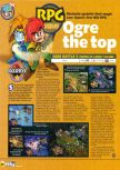 Scan de la preview de Ogre Battle 64: Person of Lordly Caliber paru dans le magazine N64 28, page 7