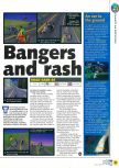 Scan of the preview of Road Rash 64 published in the magazine N64 28, page 10