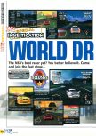 Scan of the preview of World Driver Championship published in the magazine N64 28, page 13