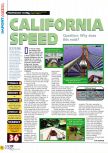 Scan of the review of California Speed published in the magazine N64 28, page 1