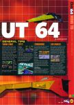 Scan of the walkthrough of WipeOut 64 published in the magazine N64 28, page 2
