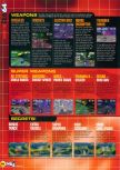 Scan of the walkthrough of WipeOut 64 published in the magazine N64 28, page 3