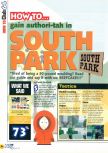 Scan of the walkthrough of South Park published in the magazine N64 28, page 1