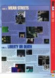 Scan of the walkthrough of Duke Nukem Zero Hour published in the magazine N64 29, page 2