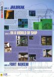 Scan of the walkthrough of Duke Nukem Zero Hour published in the magazine N64 29, page 5