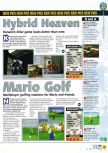 Scan of the preview of Mario Golf published in the magazine N64 30, page 1