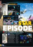 Scan of the review of Star Wars: Episode I: Racer published in the magazine N64 30, page 1