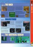 Scan of the walkthrough of Duke Nukem Zero Hour published in the magazine N64 30, page 4