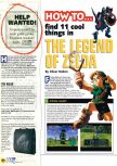 Scan of the walkthrough of The Legend Of Zelda: Ocarina Of Time published in the magazine N64 30, page 1