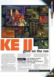 Scan of the preview of Quake II published in the magazine N64 31, page 2