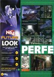 Scan of the preview of Perfect Dark published in the magazine N64 31, page 8