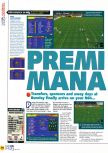 Scan of the review of Premier Manager 64 published in the magazine N64 31, page 1