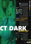 Scan of the preview of Perfect Dark published in the magazine N64 31, page 2