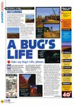 Scan of the review of A Bug's Life published in the magazine N64 31, page 1
