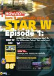Scan of the walkthrough of Star Wars: Episode I: Racer published in the magazine N64 31, page 1