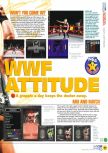Scan of the review of WWF Attitude published in the magazine N64 32, page 2