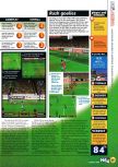 Scan of the review of Michael Owen's World League Soccer 2000 published in the magazine N64 33, page 4