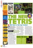 Scan of the review of The New Tetris published in the magazine N64 33, page 1