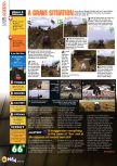 Scan of the review of Monster Truck Madness 64 published in the magazine N64 33, page 3