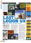 Scan of the review of Last Legion UX published in the magazine N64 33, page 1