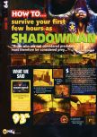 Scan of the walkthrough of  published in the magazine N64 33, page 1