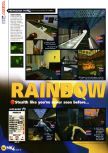 Scan of the review of Tom Clancy's Rainbow Six published in the magazine N64 35, page 1