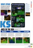 Scan of the review of 40 Winks published in the magazine N64 35, page 2