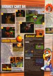 Scan of the review of Donkey Kong 64 published in the magazine N64 36, page 6