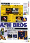 Scan of the review of Super Smash Bros. published in the magazine N64 36, page 2