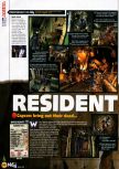 Scan of the review of Resident Evil 2 published in the magazine N64 36, page 1