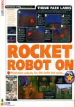 Scan of the review of Rocket: Robot on Wheels published in the magazine N64 36, page 1
