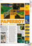 Scan of the review of Paperboy published in the magazine N64 36, page 1