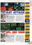 Scan of the review of NFL Quarterback Club 2000 published in the magazine N64 36, page 1