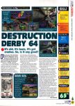 Scan of the review of Destruction Derby 64 published in the magazine N64 36, page 1