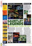 Scan of the review of Gauntlet Legends published in the magazine N64 36, page 1