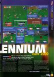 Scan of the preview of International Superstar Soccer 2000 published in the magazine N64 36, page 3