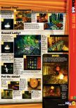 Scan of the walkthrough of Donkey Kong 64 published in the magazine N64 37, page 5