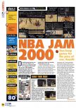 Scan of the review of NBA Jam 2000 published in the magazine N64 37, page 1