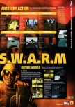 Scan of the review of Armorines: Project S.W.A.R.M. published in the magazine N64 37, page 2