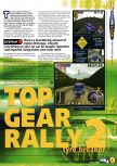 Scan of the preview of Top Gear Rally 2 published in the magazine N64 37, page 2
